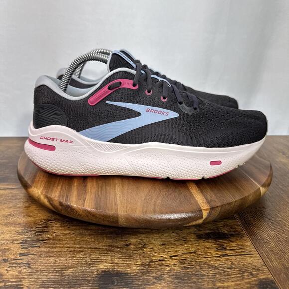 Brooks Ghost Max Running Shoes Women’s Sz 10 Gray Athletic Road Trainers Walking - Picture 1 of 8